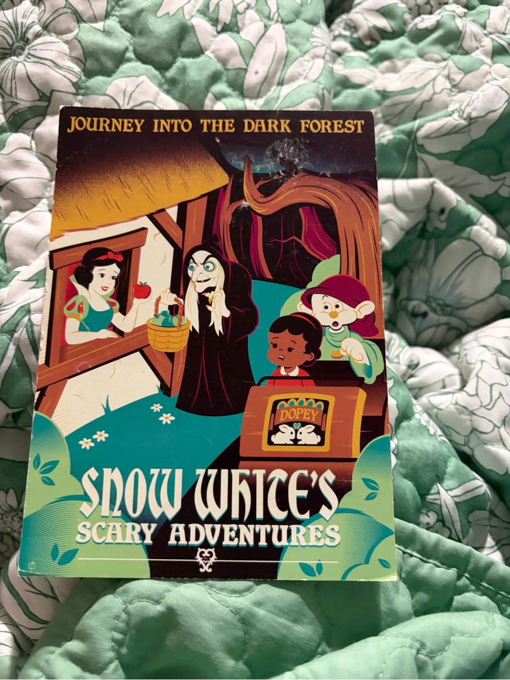 Dave Perillo Snow White Scary Adventures Journey Into The Dark Forest Postcard